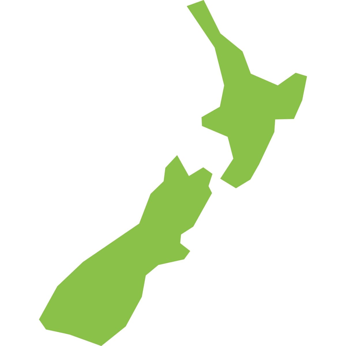 Zemljevid nove zelandije, png