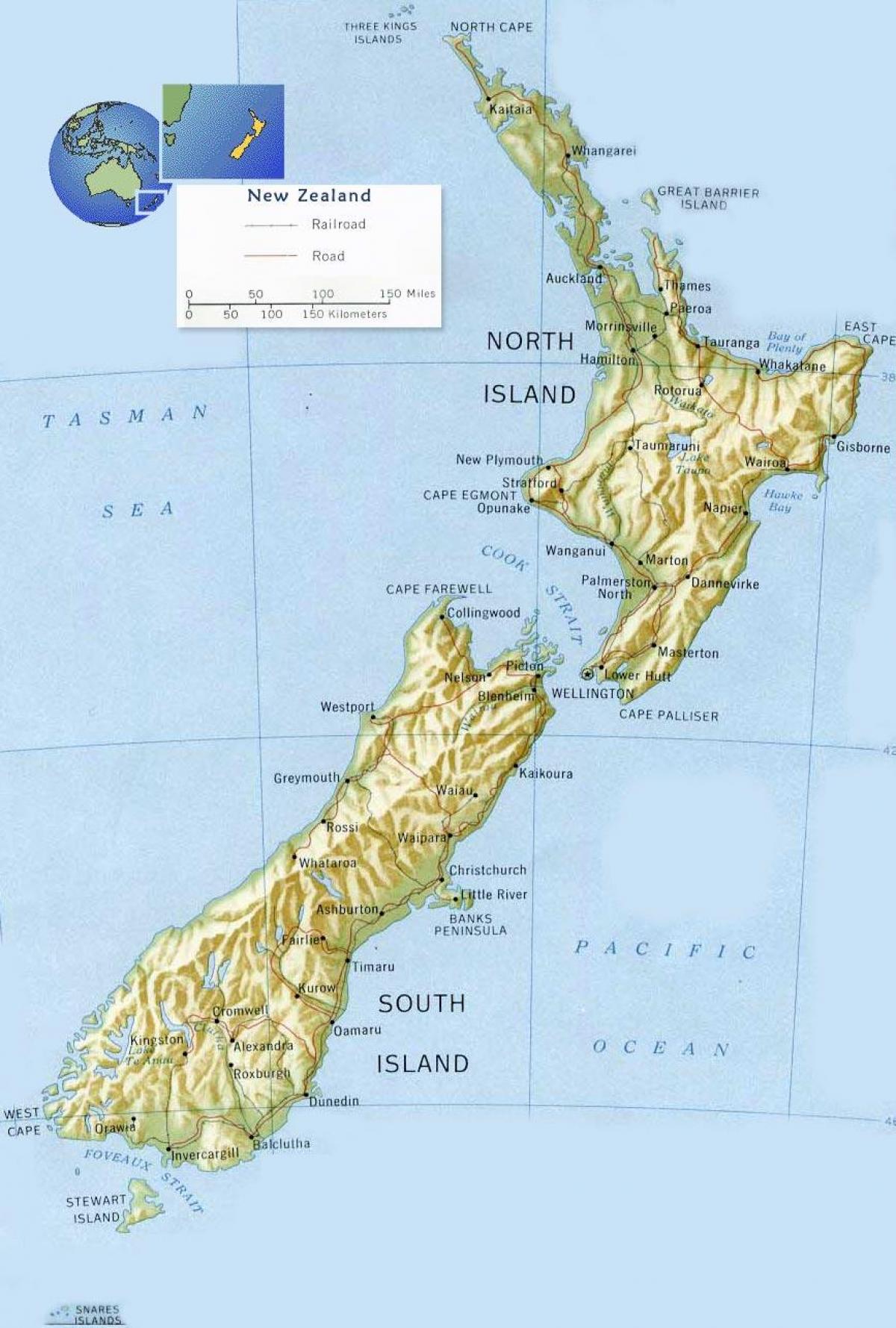 wellington, nova zelandija na zemljevidu