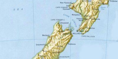 Wellington, nova zelandija na zemljevidu